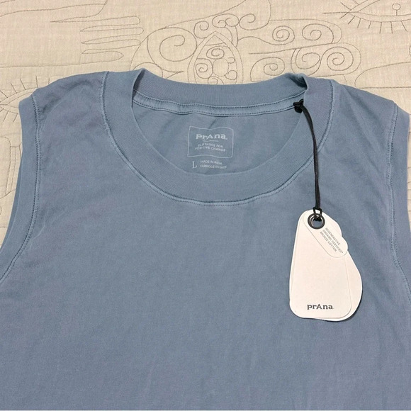NWT Everyday Vintage Washed Tank Size L High Tide Blue - Picture 4 of 6